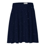 Mini skirt with flare style with outer space, falling stars, starry night, night sky, starry night skirt starry night skirt