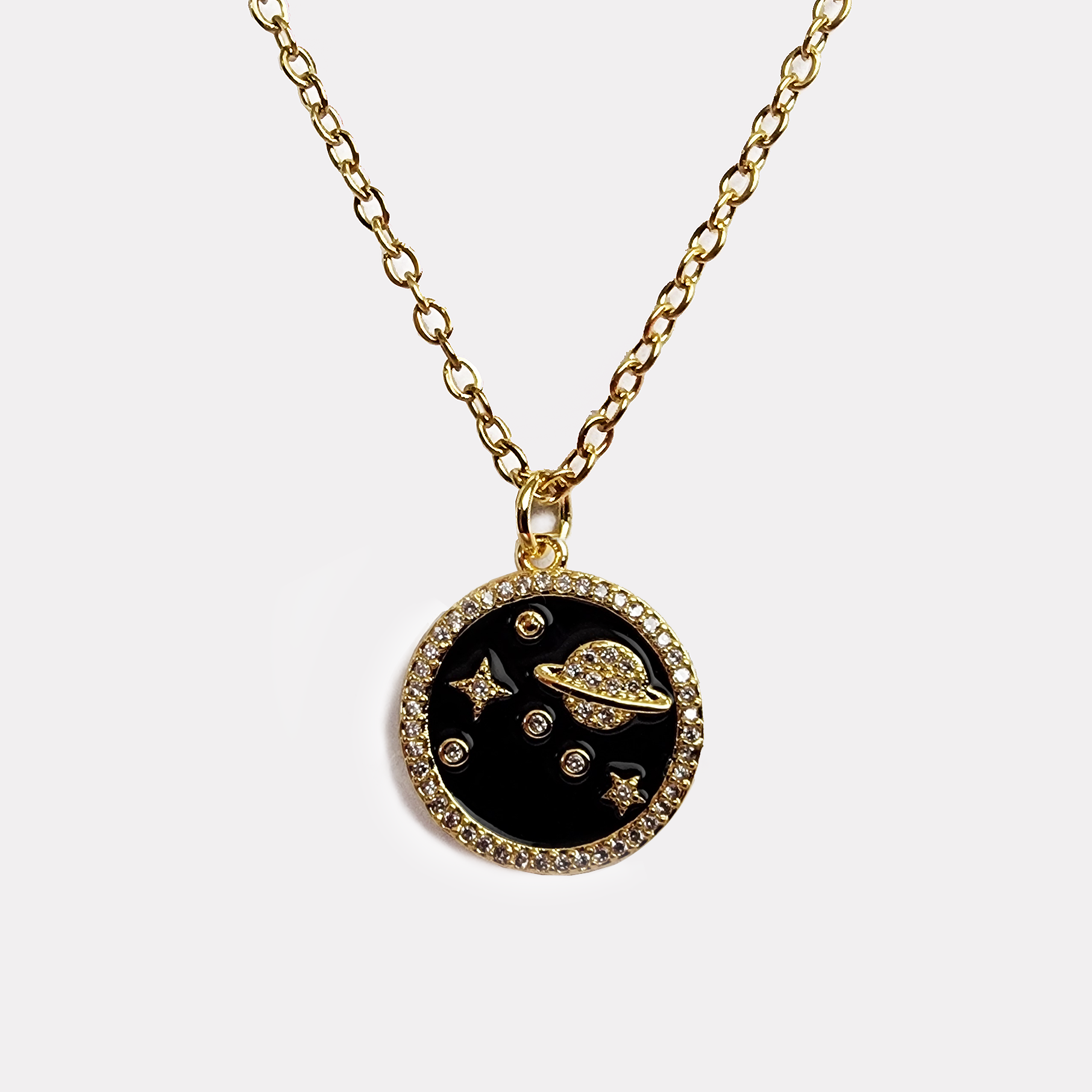 Starry Planet Celestial Necklace