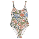 floral one piece swimsuit