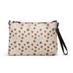 Cute hedgehog purse. Funny animal vegan faux leather crossbody bags for travel for women, girls, teens.