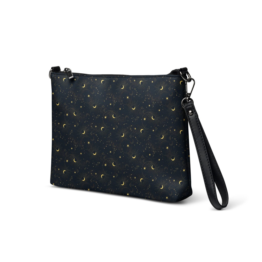 Celestial bag, constellation bag, constellation purse, starry night purse, zodiac purse, handbag, crossbody bag and clutch