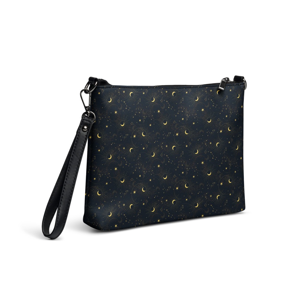 Celestial bag, constellation bag, constellation purse, starry night purse, zodiac purse, handbag, crossbody bag and clutch