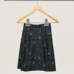 gold constellation starry cottagecore moon skirt