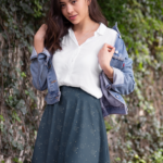 4th of July skirt, fireworks Independence Day USA, US skirt, navy blue celestial, starry night skirt